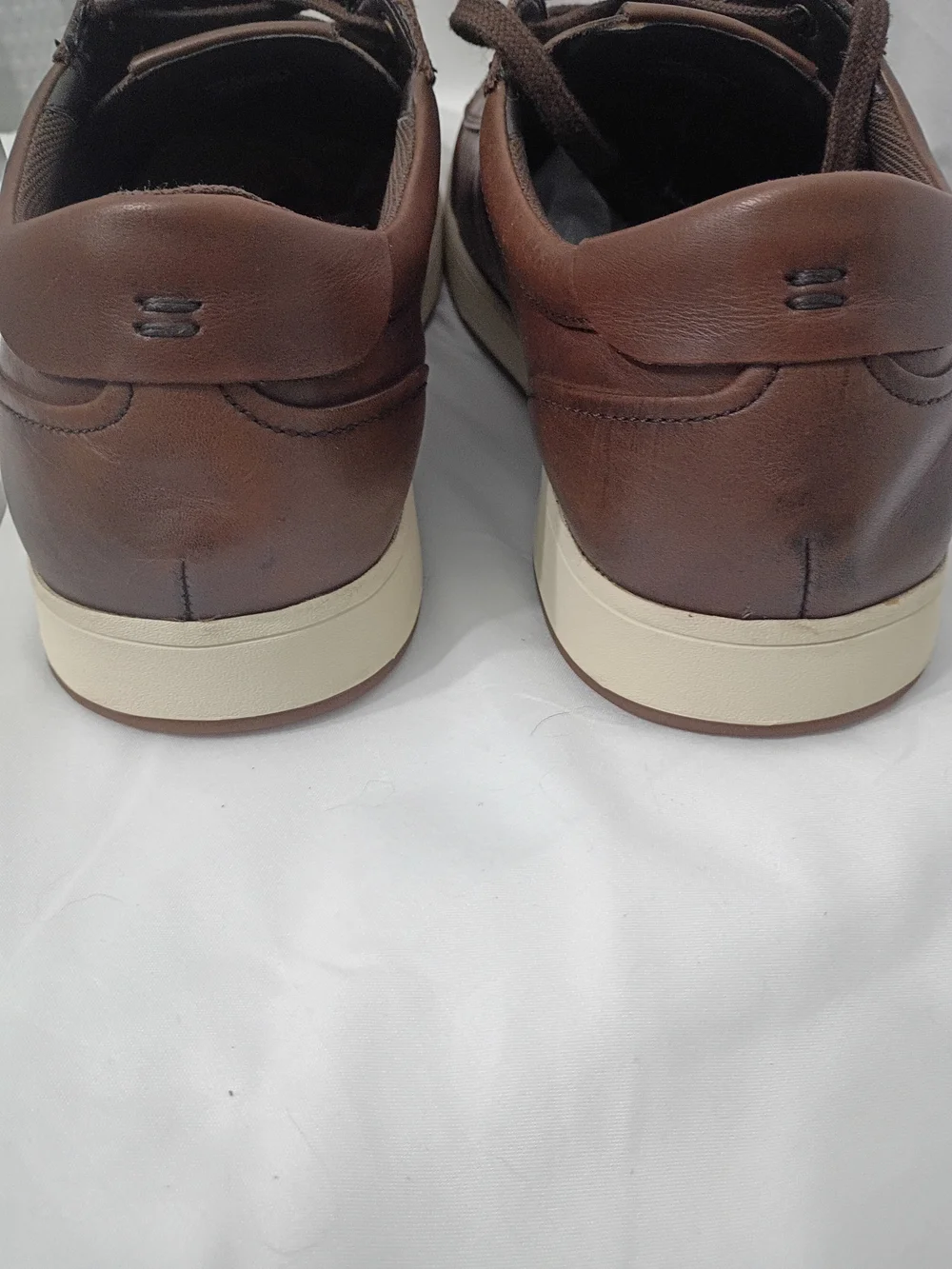 Cole Haan Sport Ox Men’s Brown Leather Casual Sneakers Size 11.5 M